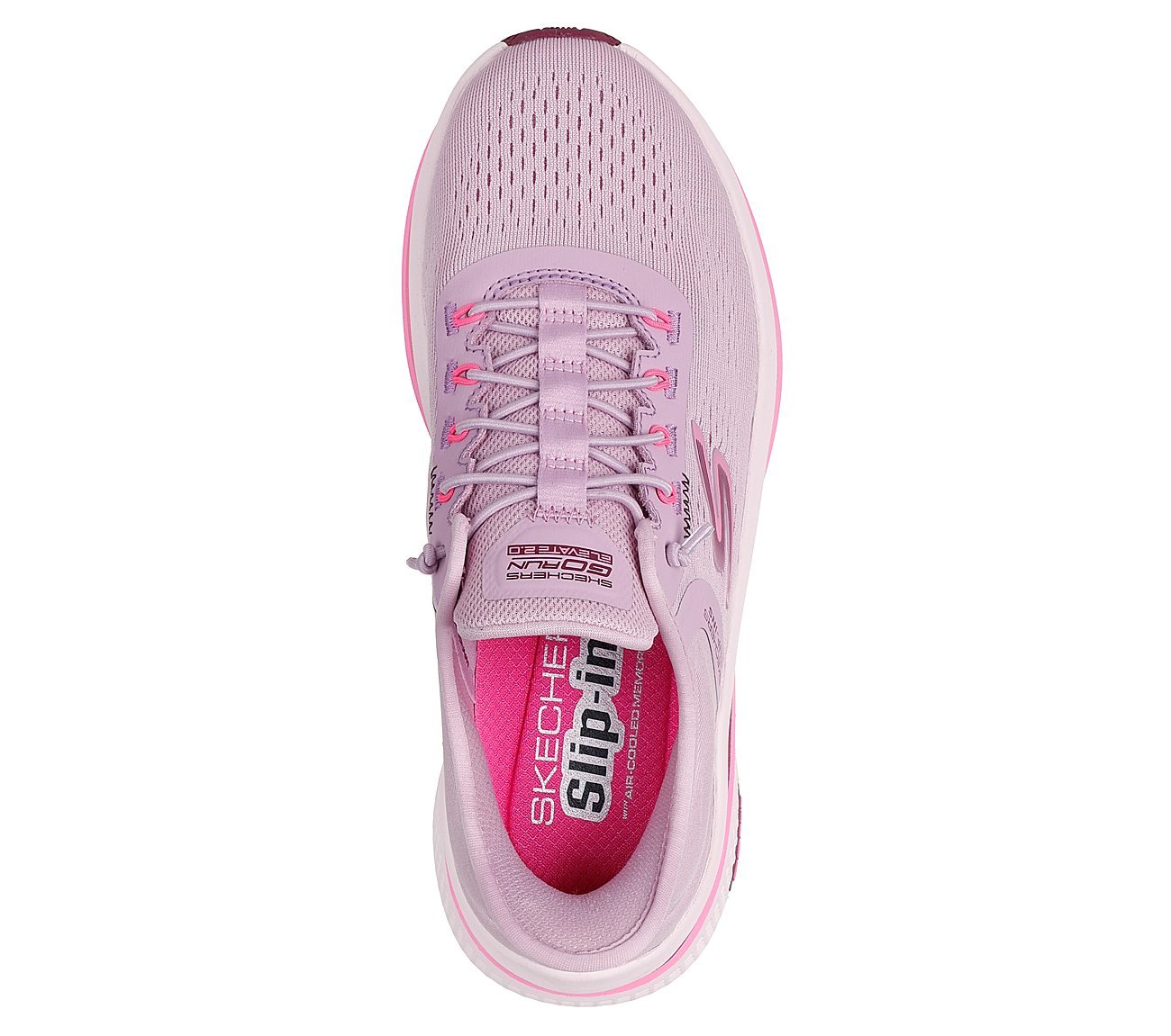 GO RUN ELEVATE 2.0 - BANYAN, PINK Footwear Top View