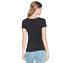 METALLIC COLOR BLOCK BALLET, BBBBLACK