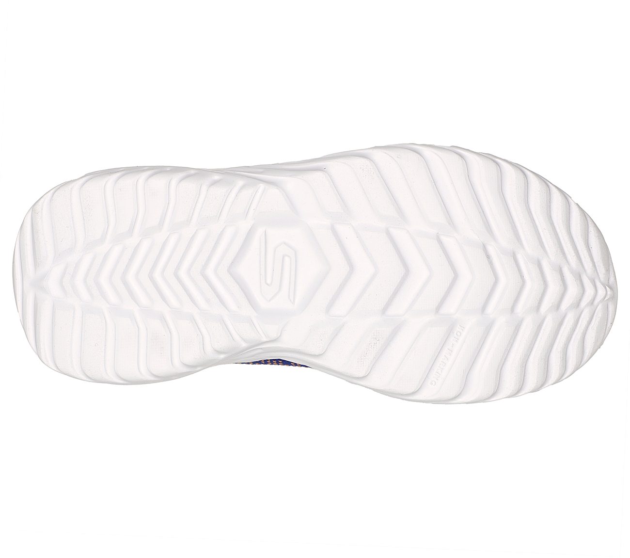 NITRO SPRINT - HIVAR, BLUE/ORANGE Footwear Bottom View
