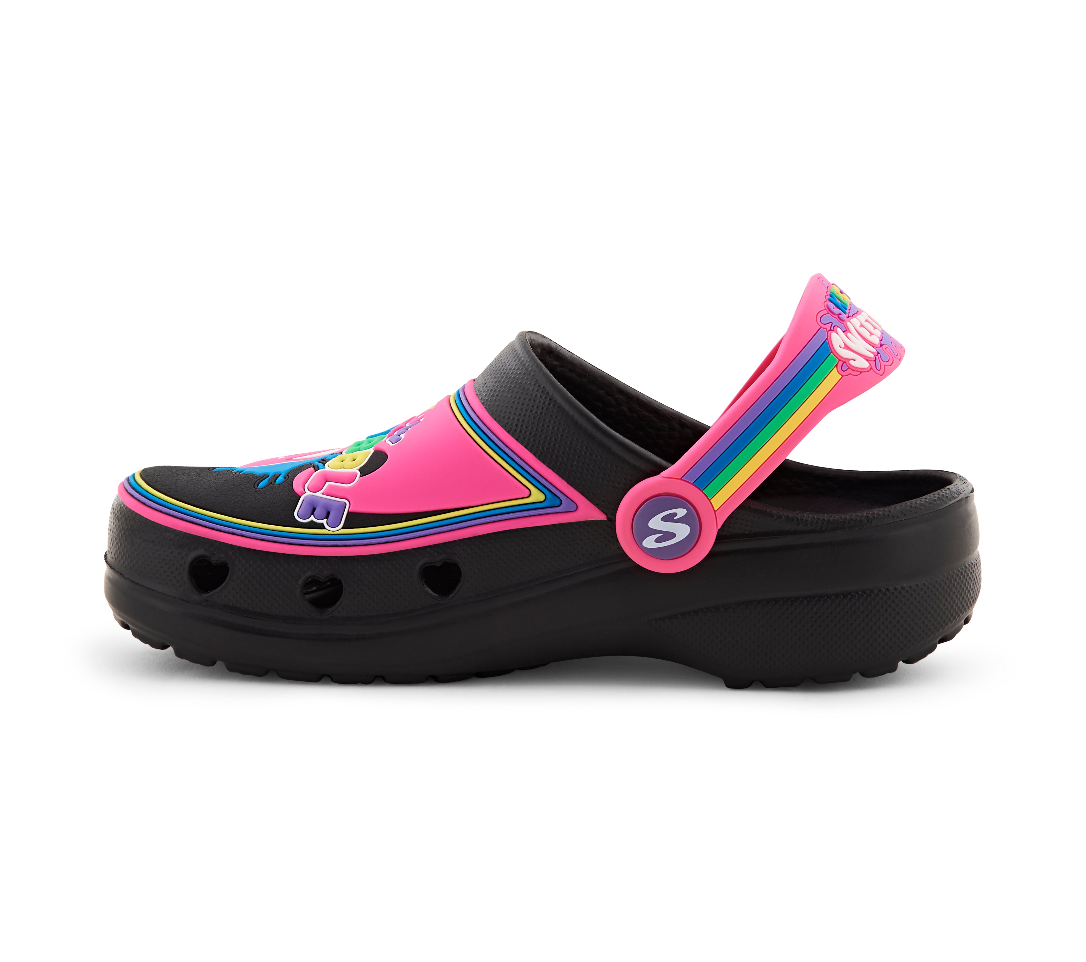 HEART CHARMER - SWEET SPLASH, BLACK/MULTI Footwear Left View