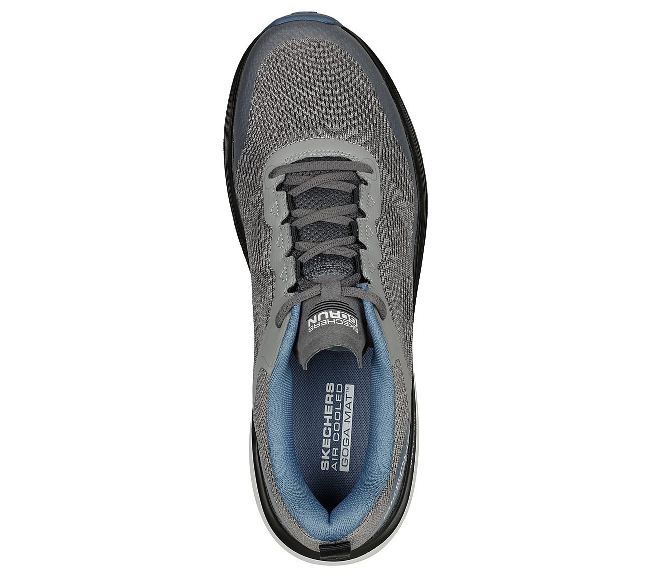 MAX CUSHIONING DELTA, GREY/BLUE Footwear Top View