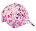 Seascape Floral Hat, PURPLE/TURQUOISE Accessories Right View
