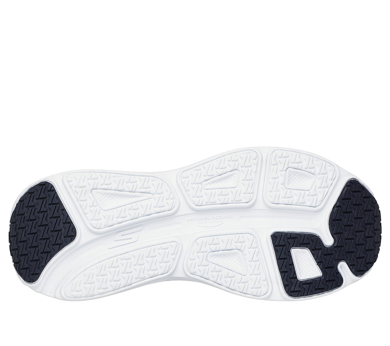 MAX CUSHIONING ENDEAVOUR - SP, BLUE/ORANGE Footwear Bottom View