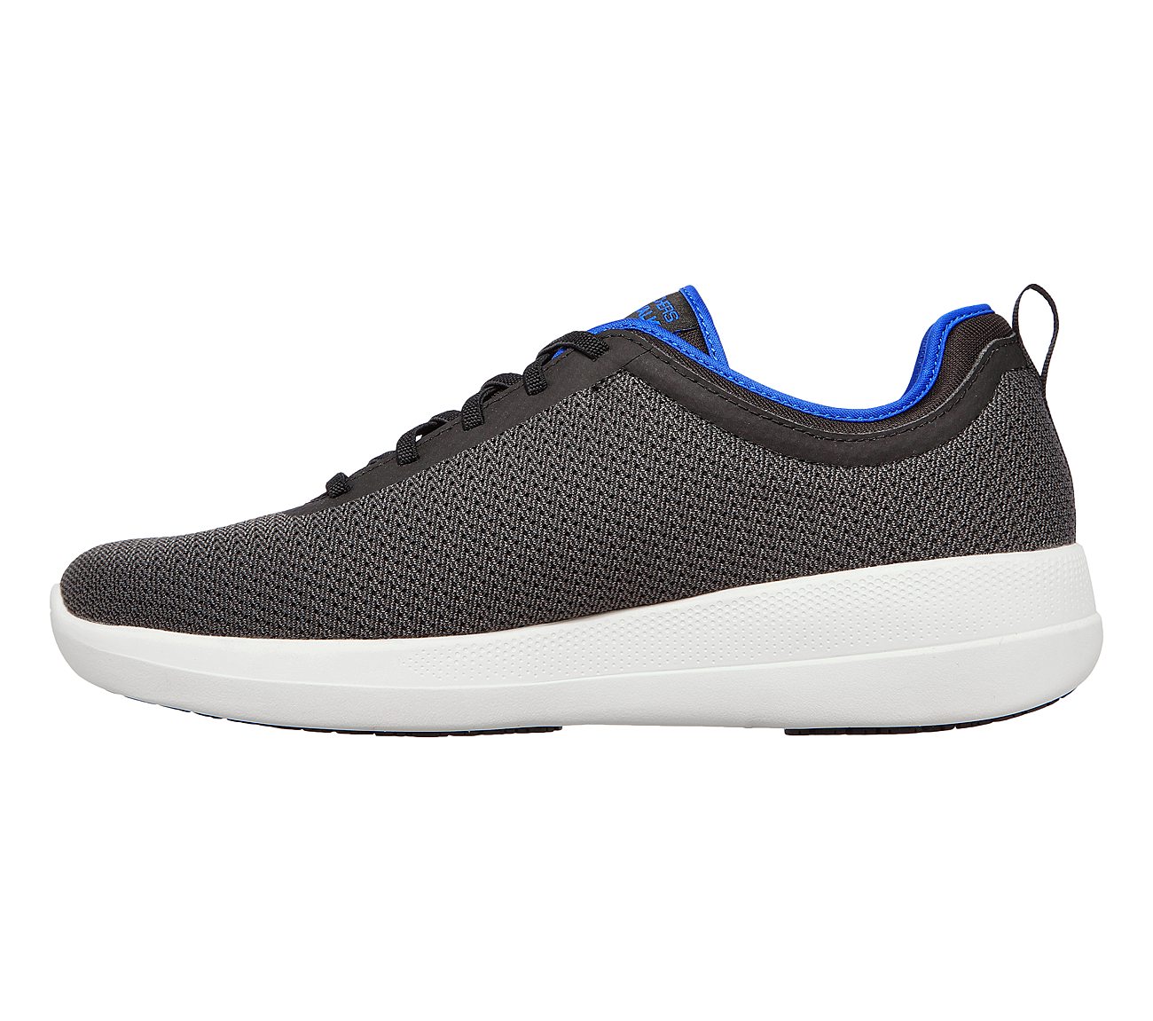 GO WALK STABILITY - PROGRESS, BLACK/BLUE Footwear Left View