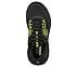 SKECHERS MONSTER - MASHTON, BLACK/LIME Footwear Top View