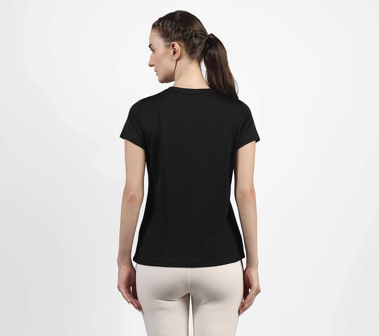 ROUND NECK BRANDED T SHIRT,  Apparels Left View
