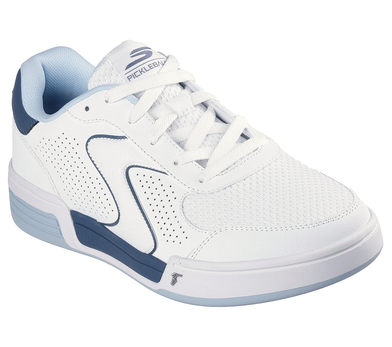SKECHERS VIPER COURT CLASSIC, WHITE/BLUE