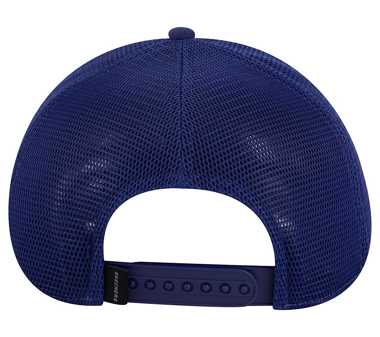 EMBOSSED TRUCKER HAT, NAVY/BLUE Accessories Top View
