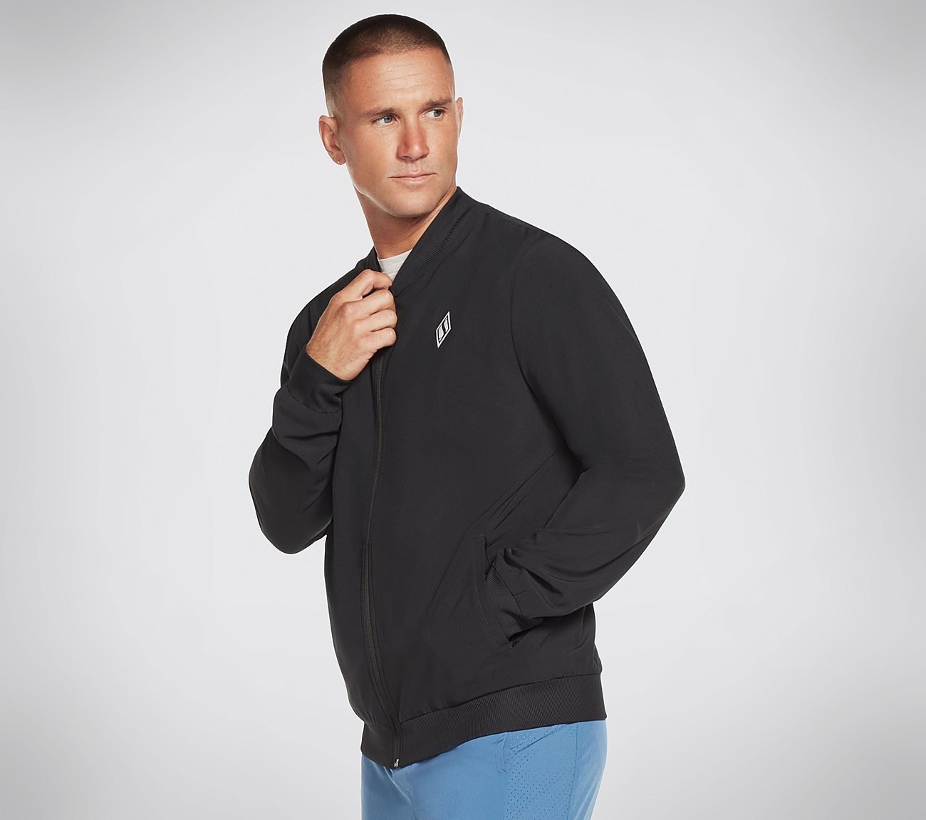 GO WALK REVERSIBLE JACKET, BLUE/BLACK Apparels Right View