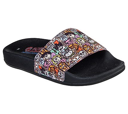 POP UPS - POP PAWS, BLACK/MULTI Footwear Lateral View