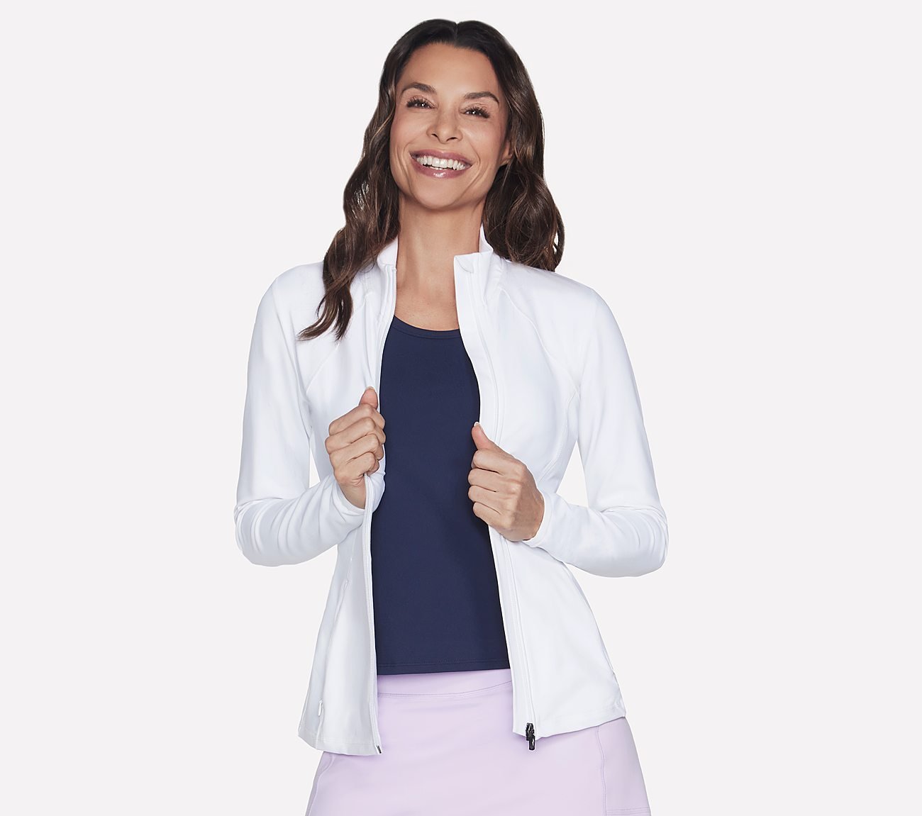 GOFLEX MESH JACKET, WWWHITE Apparel Left View