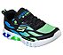 FLEX-GLOW - DEZLOM, BLACK/BLUE/LIME Footwear Right View