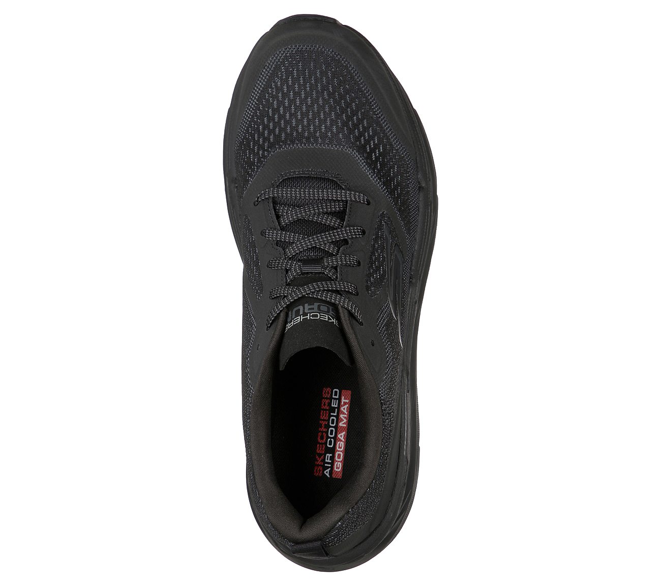 MAX CUSHIONING PREMIER-VANTAG, BLACK/CHARCOAL Footwear Top View