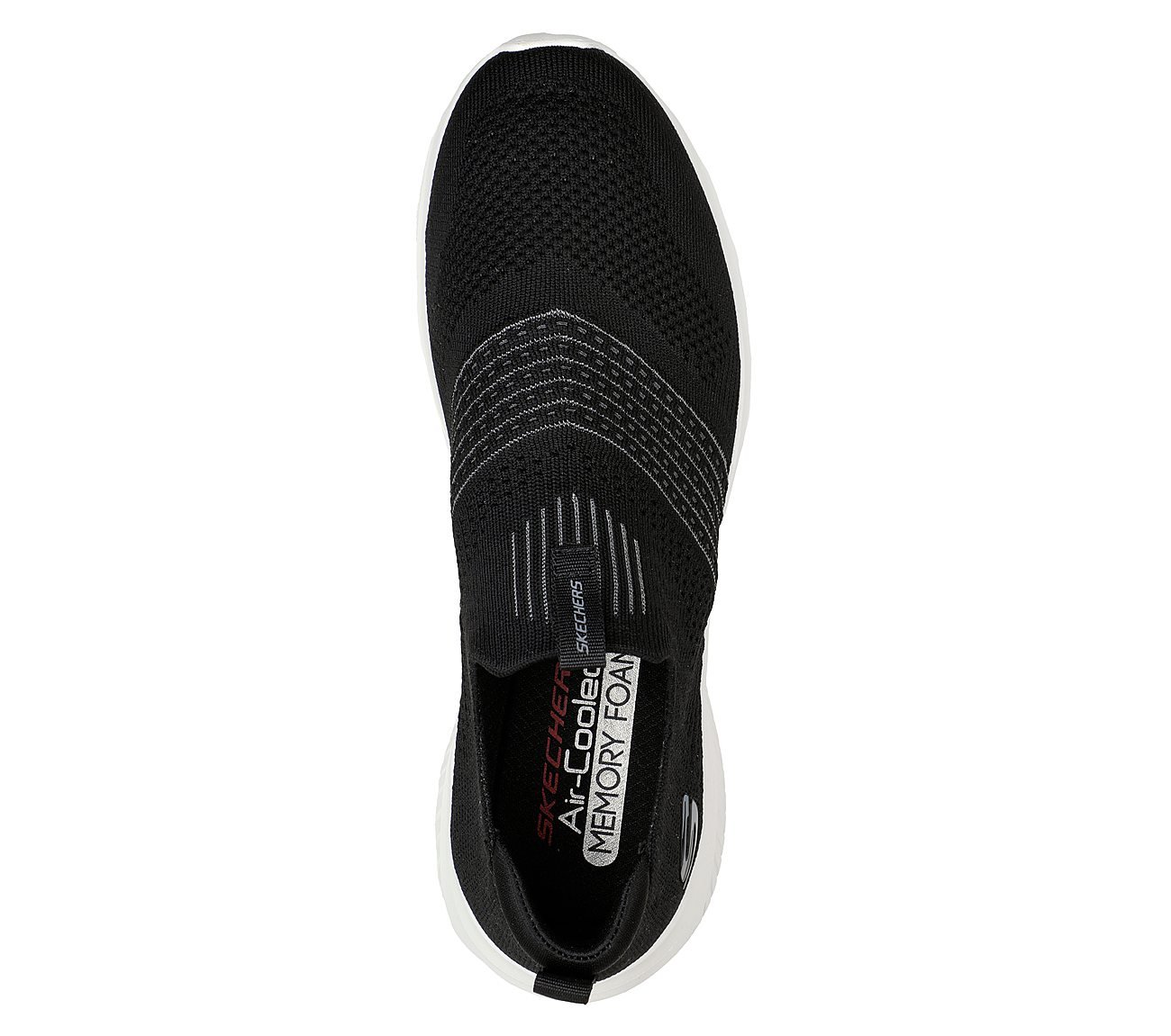 ULTRA FLEX 3.0 - WINTEK, BLACK/WHITE Footwear Top View