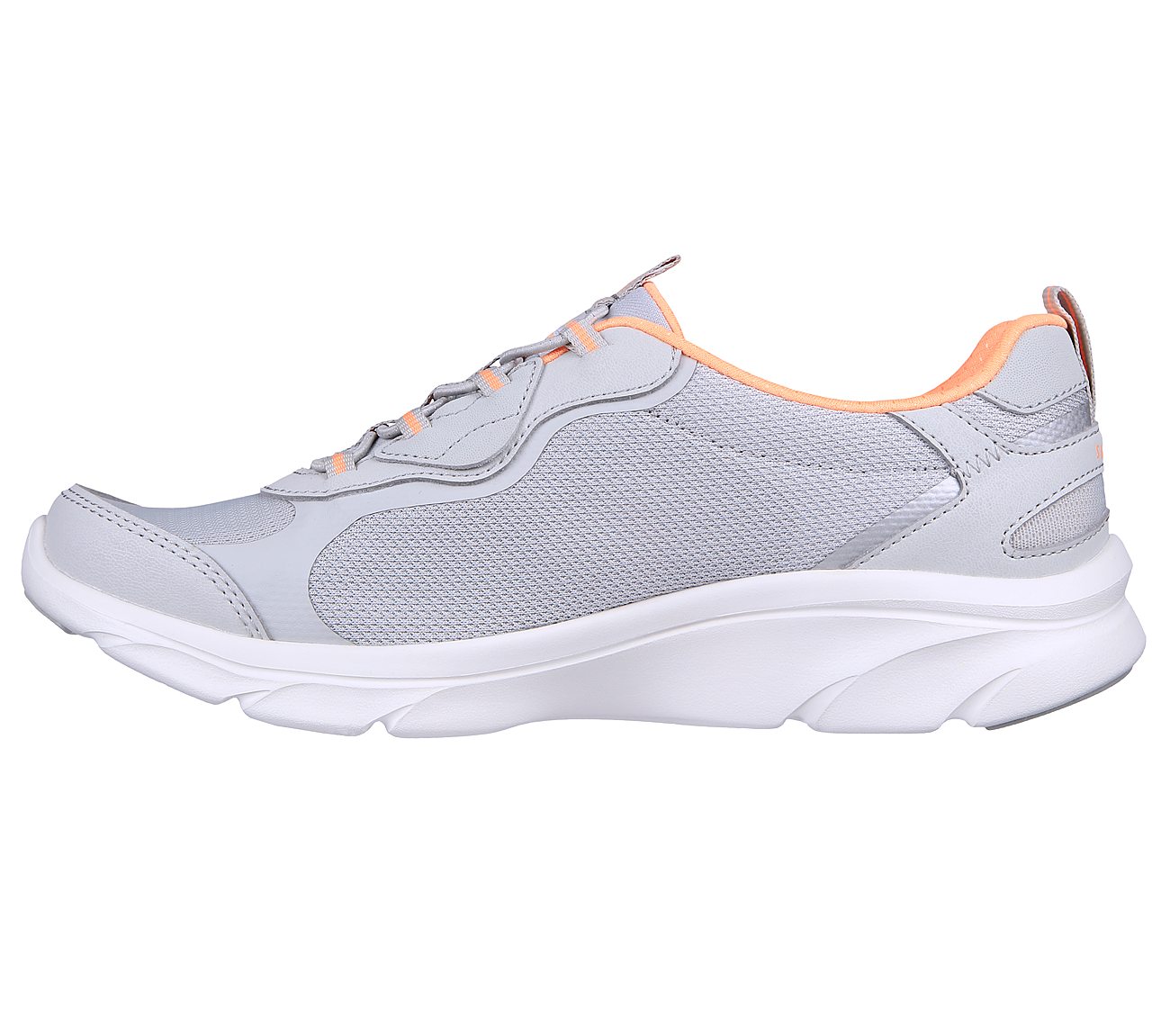 D'LUX COMFORT - BLISS GALORE, GREY/CORAL Footwear Left View