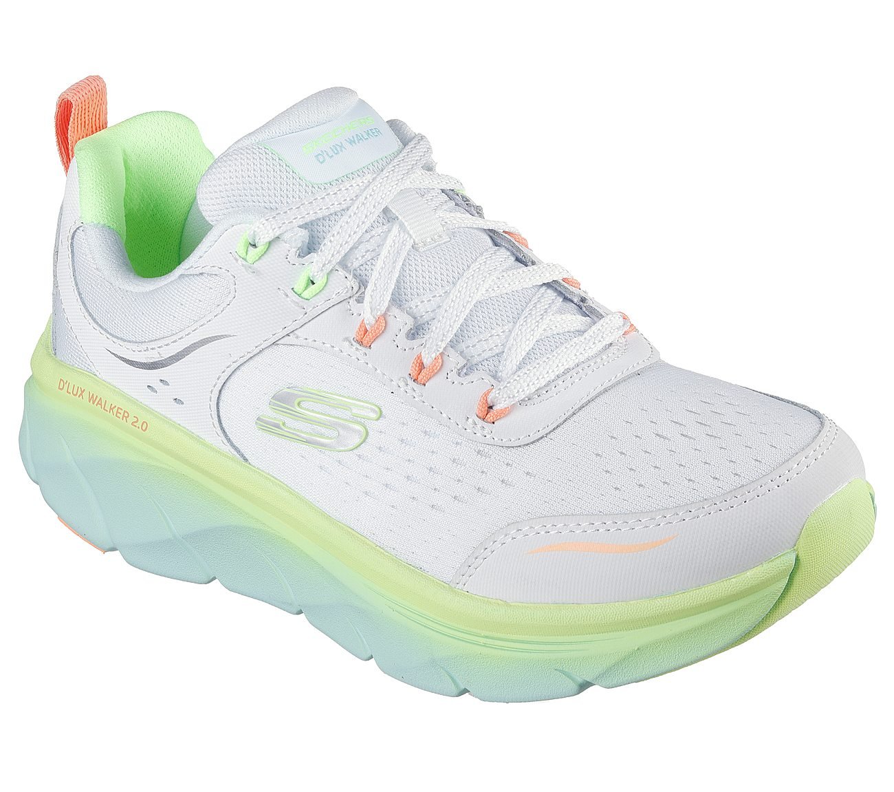 D'LUX WALKER 2.0-NEON SITES, WHITE/MULTI Footwear Right View