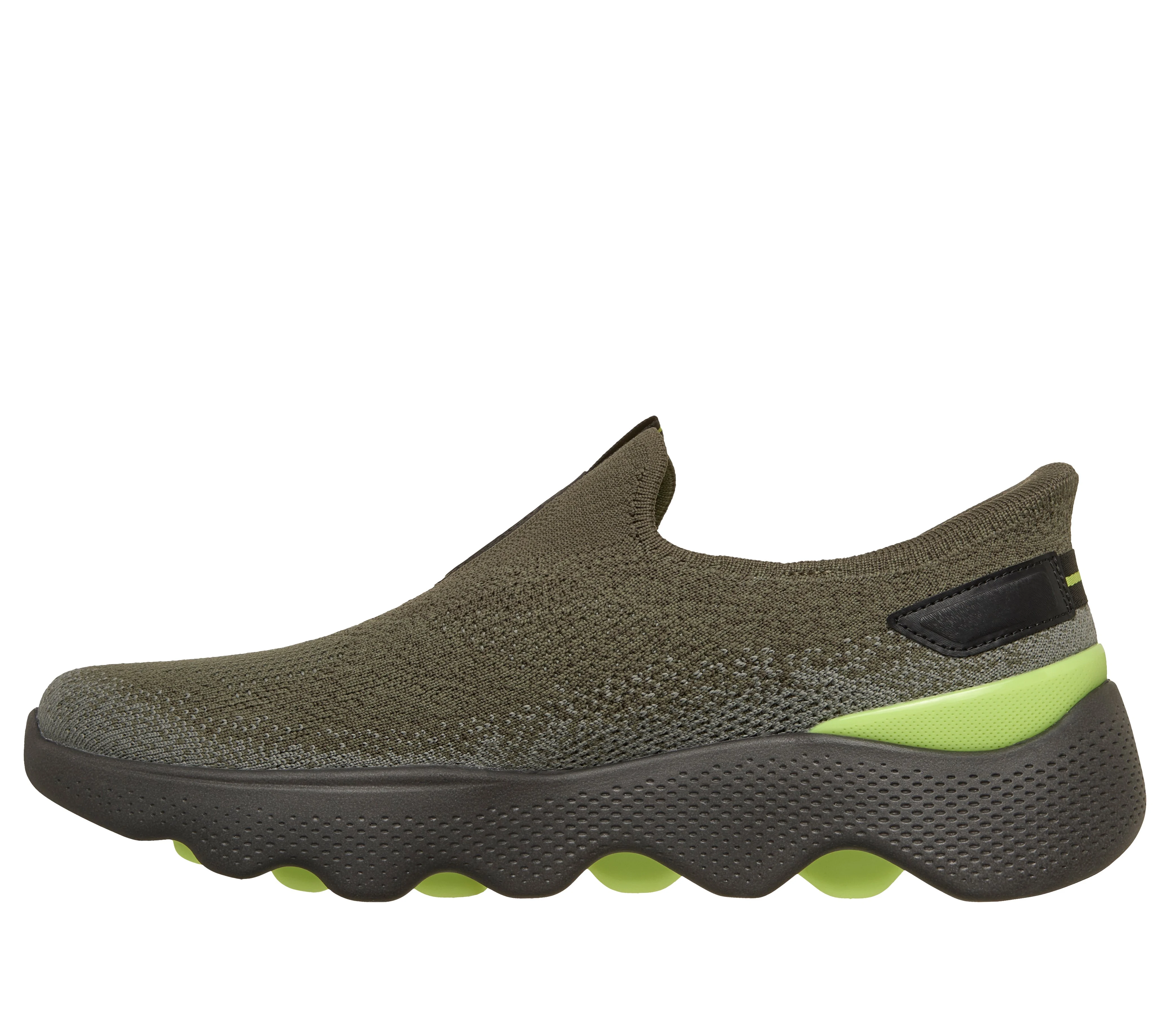 GO WALK MASSAGE FIT, OLIVE Footwear Right View