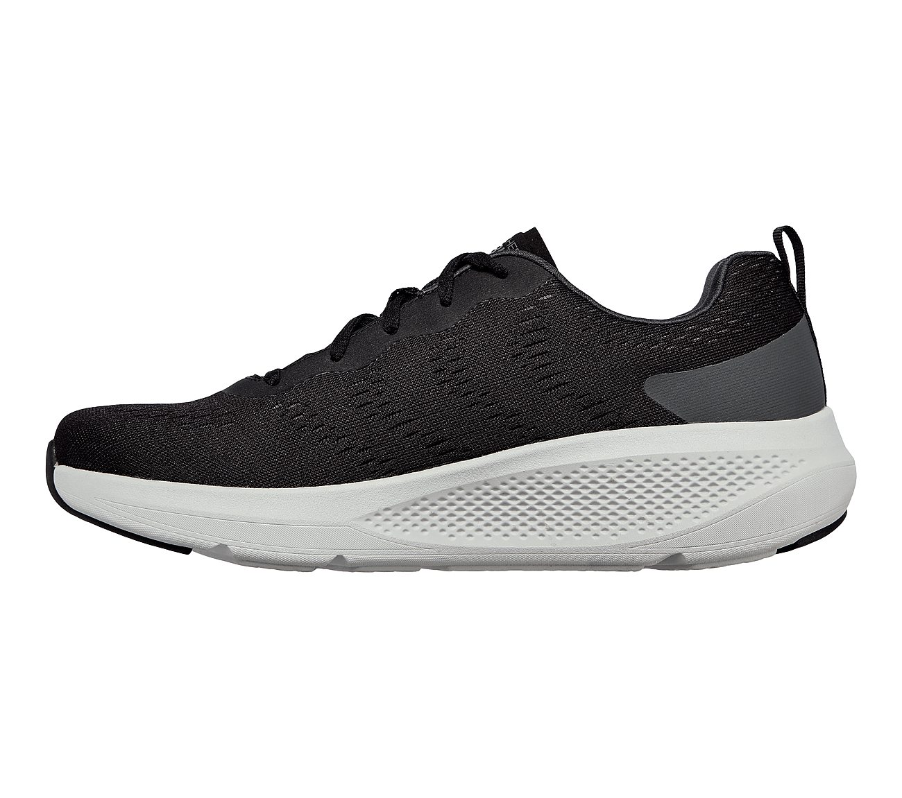 GO RUN ELEVATE, BLACK/GREY Footwear Left View