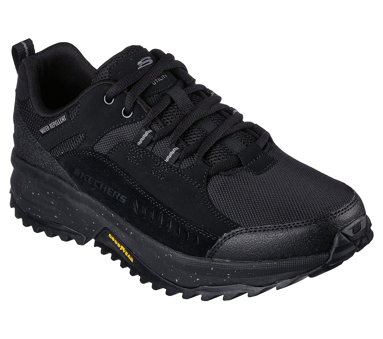 SKECHERS BIONIC TRAIL - ROAD, BBLACK Footwear Lateral View