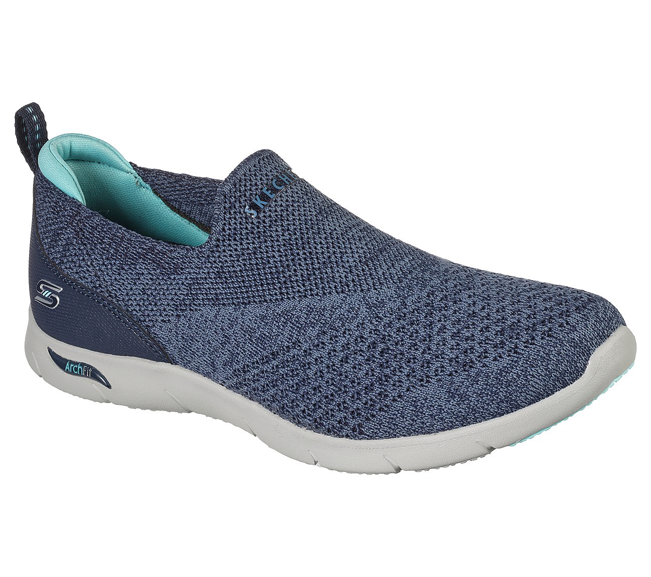 ARCH FIT REFINE - DON'T GO, NAVY/BLUE Footwear Lateral View
