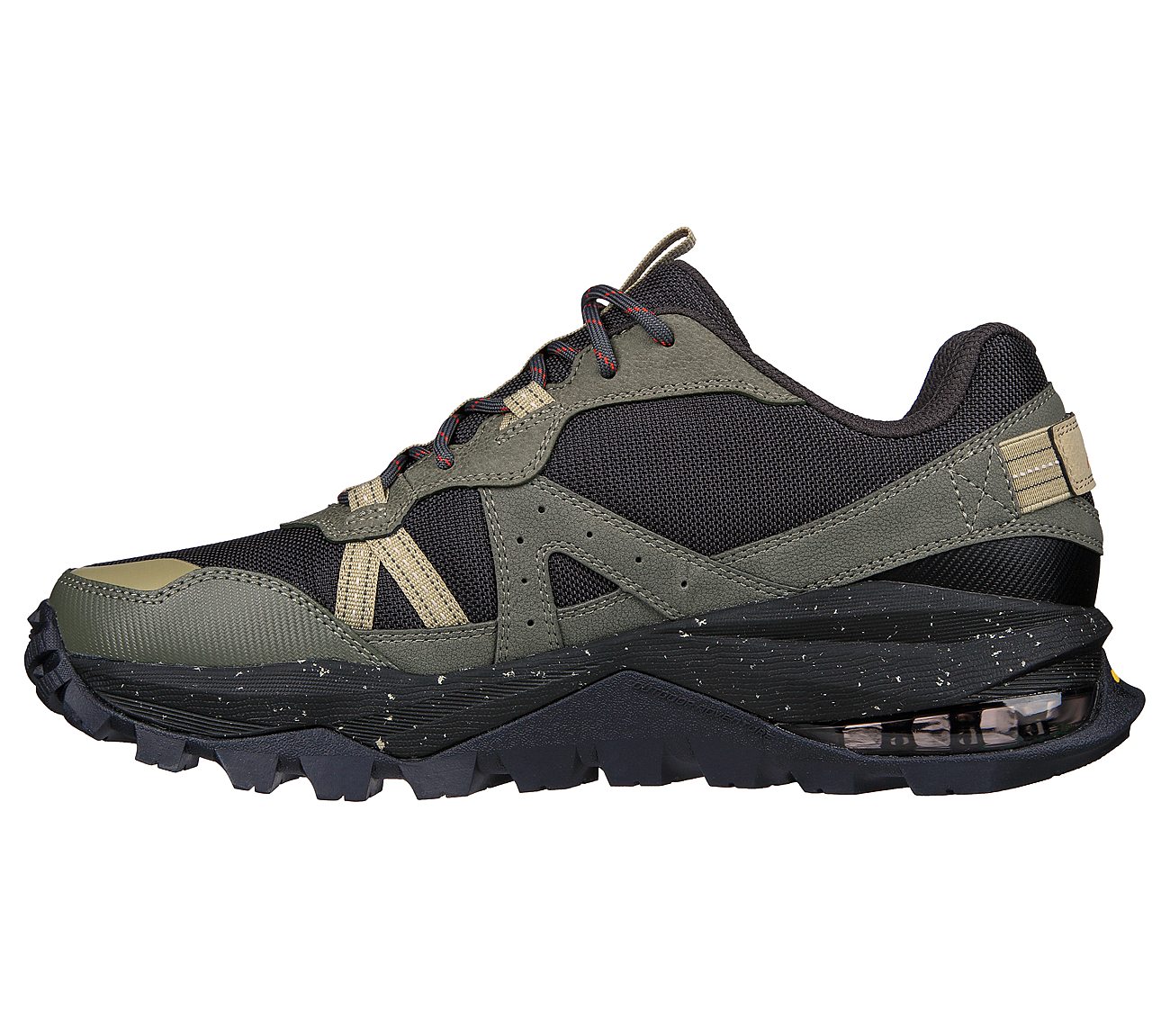 ARCH FIT TRAIL AIR, OLIVE/BLACK Footwear Left View