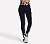 MISTY FLORAL HW FL LEGGING, BLACK/MAUVE Apparels Top View