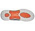 GO WALK ARCH FIT-IDYLLIC, CHARCOAL/ORANGE Footwear Bottom View