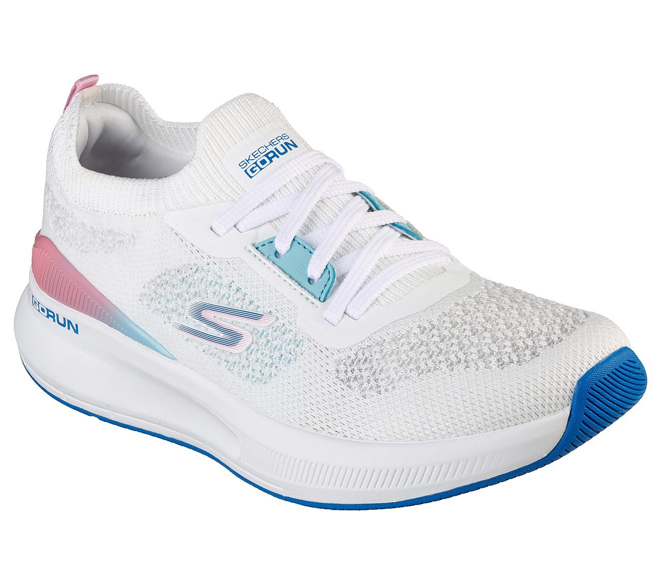 GO RUN PULSE - ROADIE, WHITE/MULTI Footwear Right View