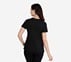 STUD EMBELLISHED ROUND NECK TSHIRT, BBBBLACK Apparel Bottom View