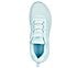 GO RUN SUPERSONIC MAX, AQUA Footwear Top View