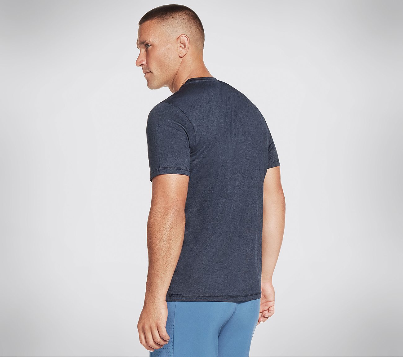 SKECH-AIR T-SHIRT, NNNAVY Apparels Top View