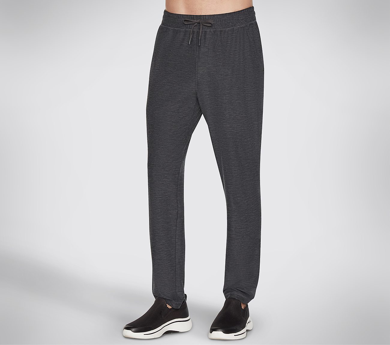 SKECHKNITS ULTRA GO LITE TAPE, BLACK/CHARCOAL Apparel Lateral View