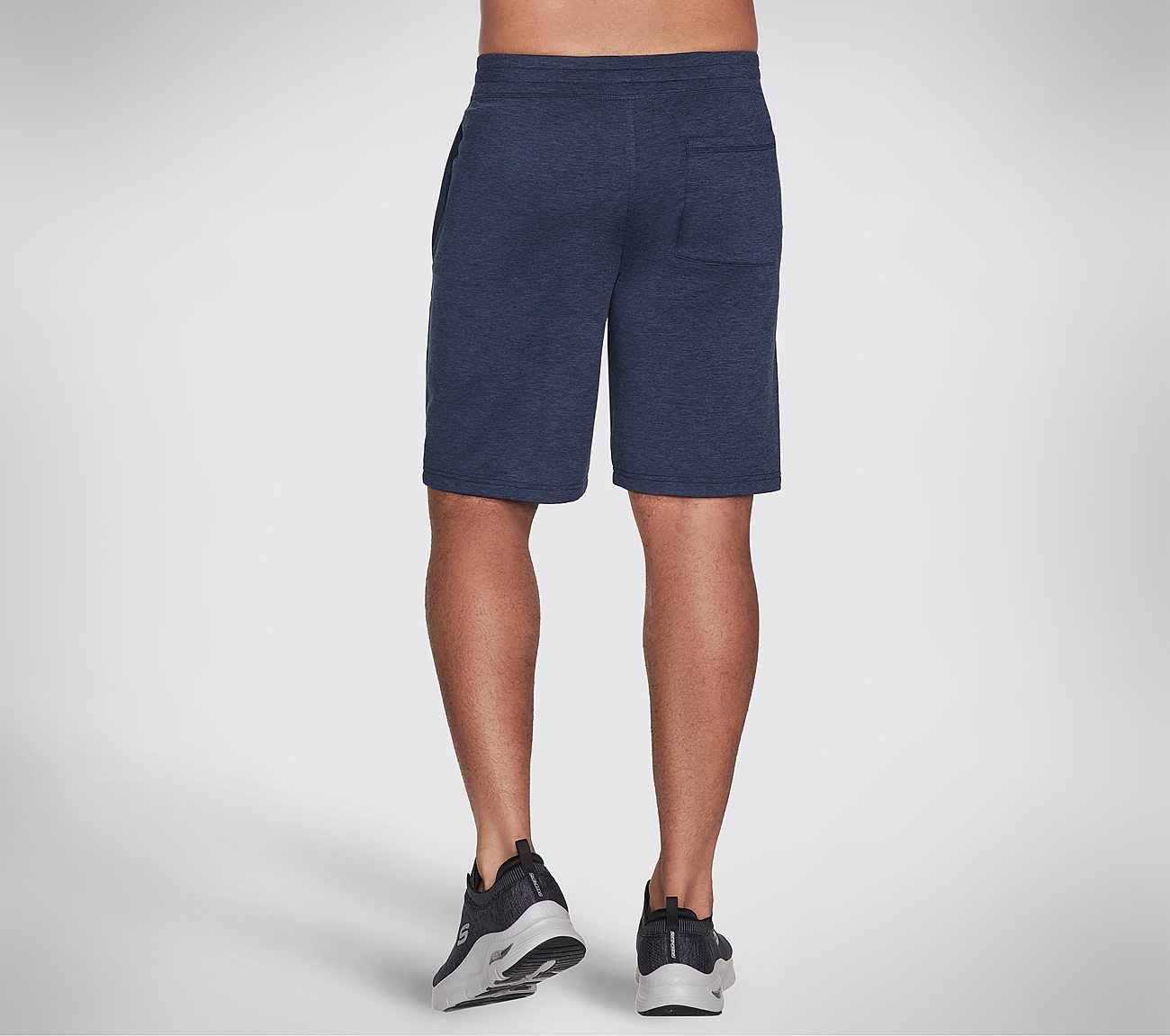 SKECH-KNITS*ULTRA GO 9 SHORT, NNNAVY Apparels Top View