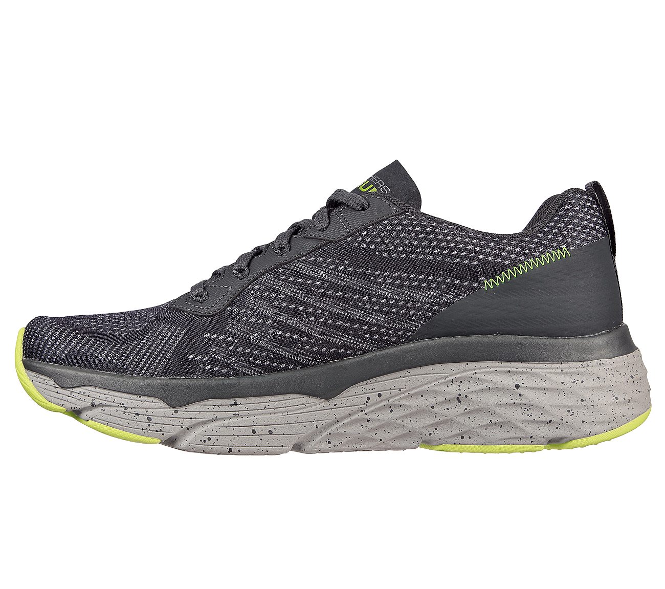 MAX CUSHIONING ELITE - LIMITL, GREY/GREEN Footwear Left View