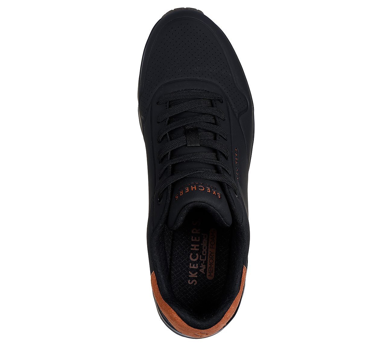 UNO - SUITED ON AIR, BBLACK Footwear Top View