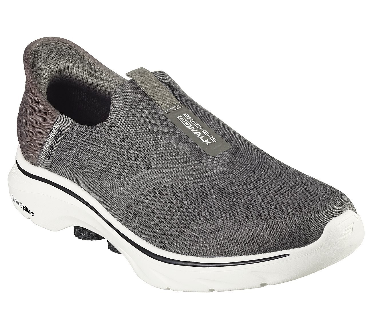 GO WALK 7 - EASY ON 2, BROWN Footwear Right View