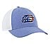 DIAMOND MESH BASEBALL HAT, NATURAL/NAVY
