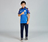 MUMBAI INDIANS IPL KID'S REPLICA JERSEY 2026, ROYAL/NAVY/LIME