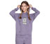 DAWG POUCH P/O HOODIE, GREY/PURPLE Apparels Lateral View