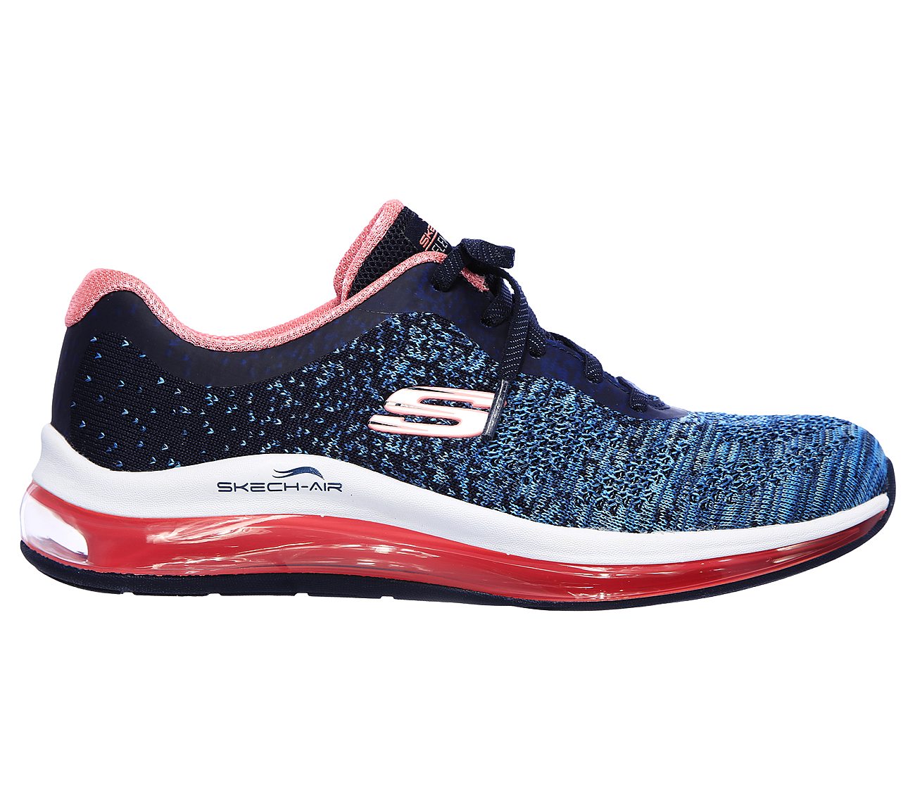 SKECH-AIR ELEMENT 2.0-DANCE T, NAVY/HOT PINK Footwear Right View