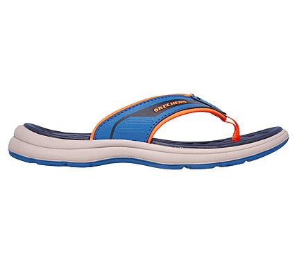 SUN SPURT- BEACH SEASON, BLUE/NAVY Footwear Right View