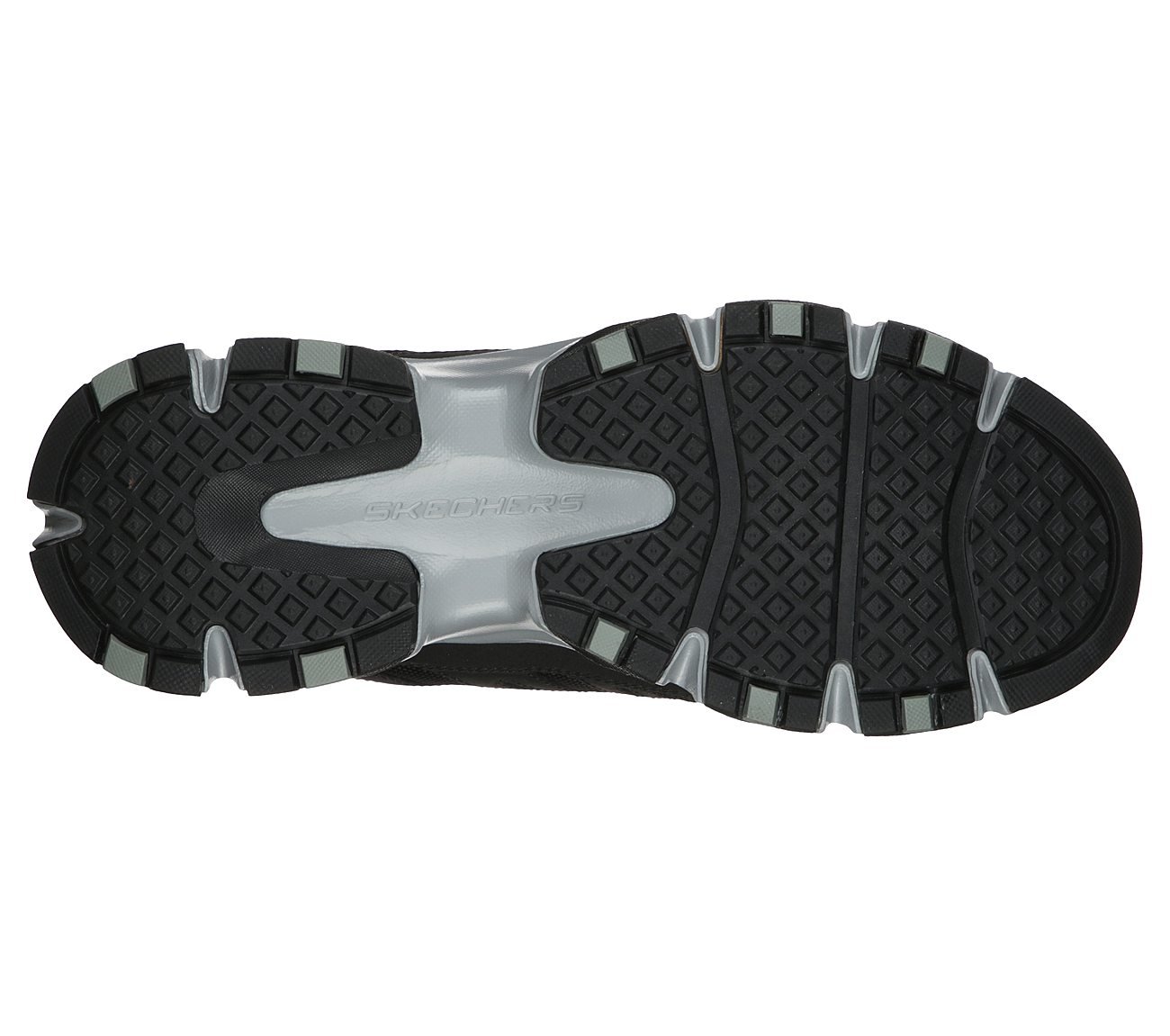 CROSSBAR - STILHOLT, BLACK/GREY Footwear Bottom View