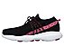 GO WALK REVOLUTION ULTRA-CAPI, BLACK/HOT PINK Footwear Left View