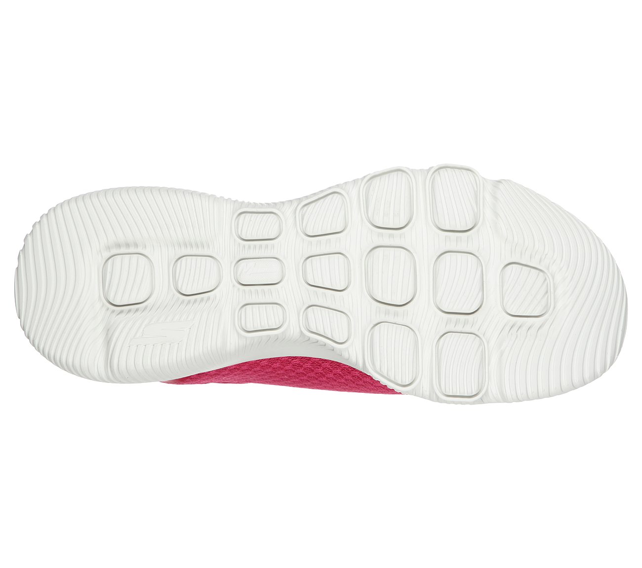 GO RUN FOCUS-INSTANTLY, HOT PINK Footwear Bottom View