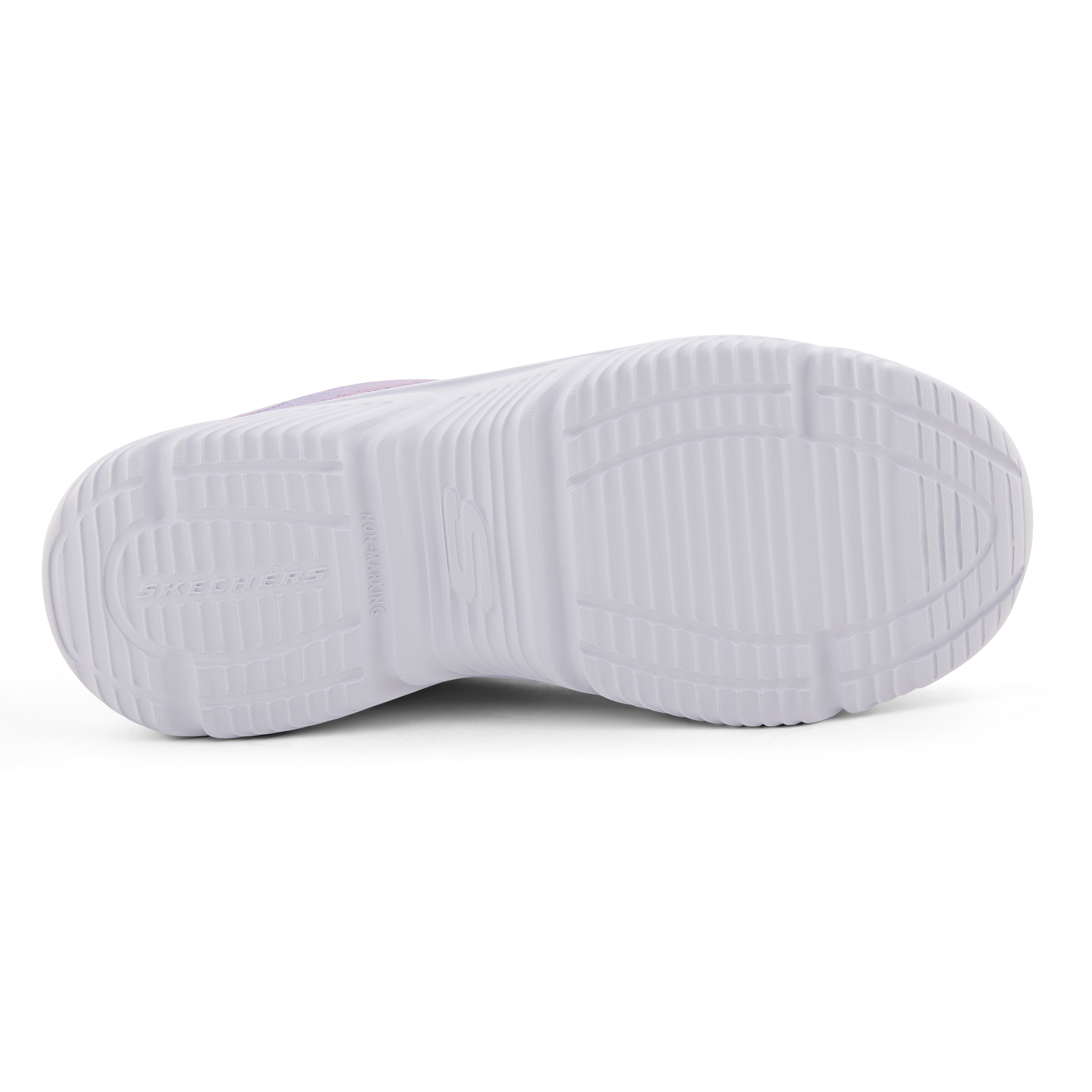 GO RUN 650 - FIREY COLORS, PINK/LAVENDER Footwear Bottom View