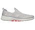 GO WALK 6 - GLIMMERING, GREY/CORAL Footwear Right View
