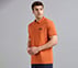 DUAL HIGHLIGHT TIPPING POLO, CHARCOAL/ORANGE
