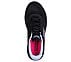 GO RUN 7.0 - ESCAPE, BLACK/BLUE/PINK Footwear Top View