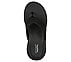 GO WALK ARCH FIT SANDAL - DAZZLE, BBLACK Footwear Top View