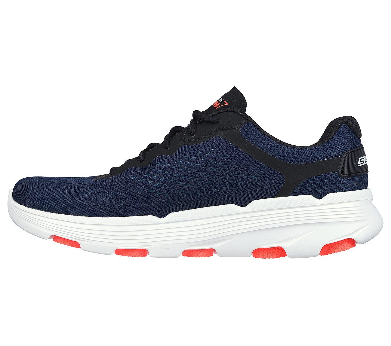 GO RUN 7, NAVY/BLACK Footwear Left View